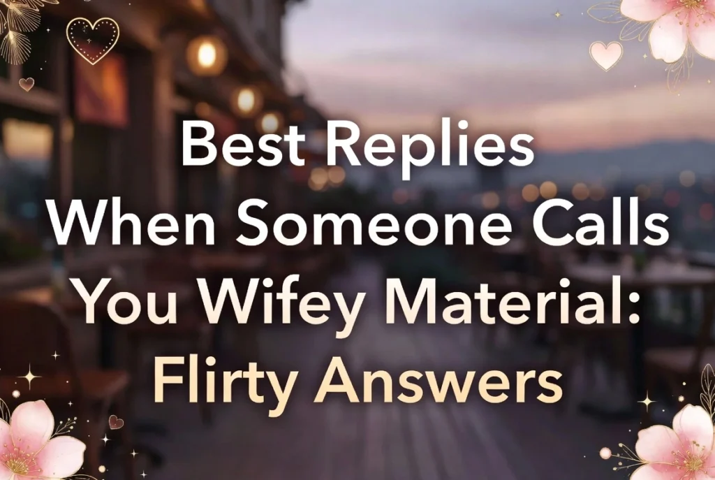 Best Replies When Someone Calls You Wifey Material