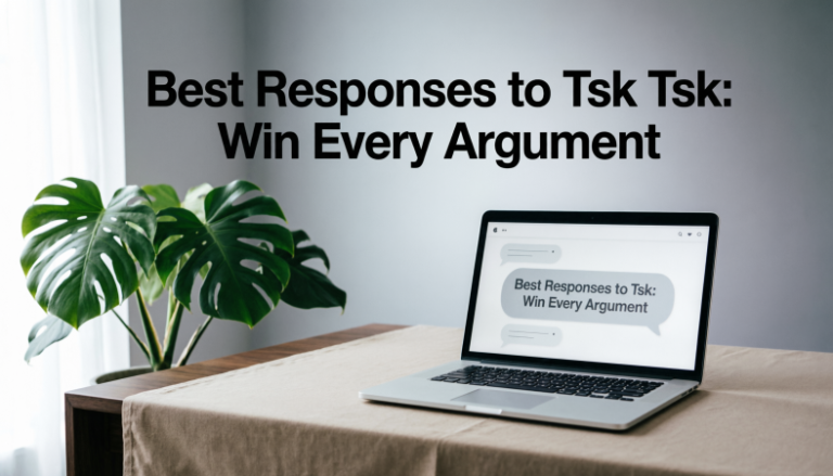 Best Responses to Tsk Tsk