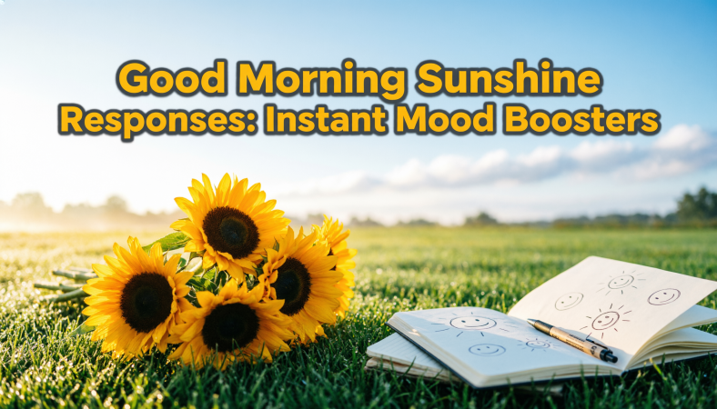 Good Morning Sunshine Responses