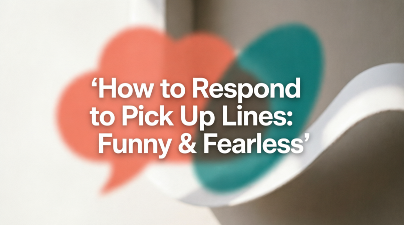 How to Respond to Pick Up Lines