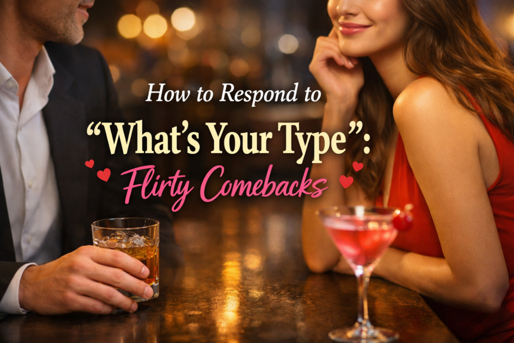 How to Respond to “What’s Your Type