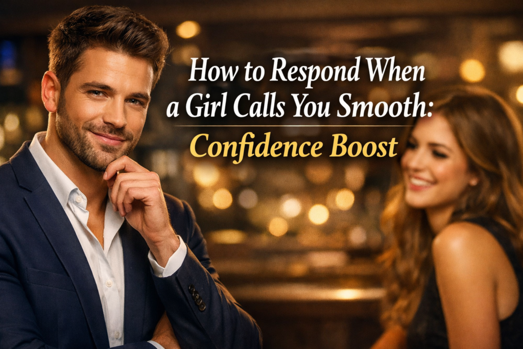How to Respond When a Girl Calls You Smooth