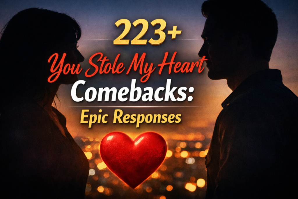 You Stole My Heart Comebacks