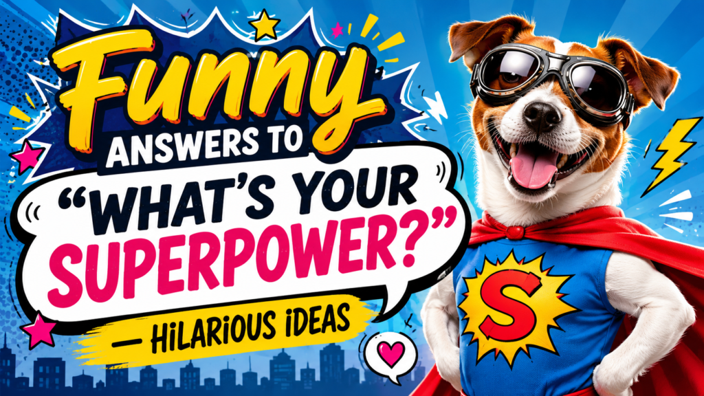 Funny Answers to “What’s Your Superpower?