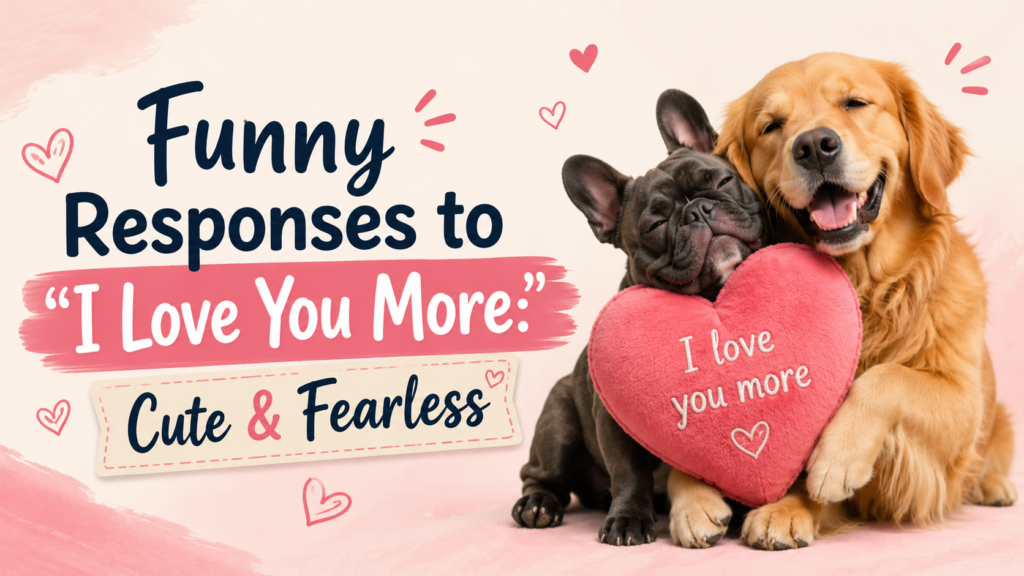 Funny Responses to I Love You More