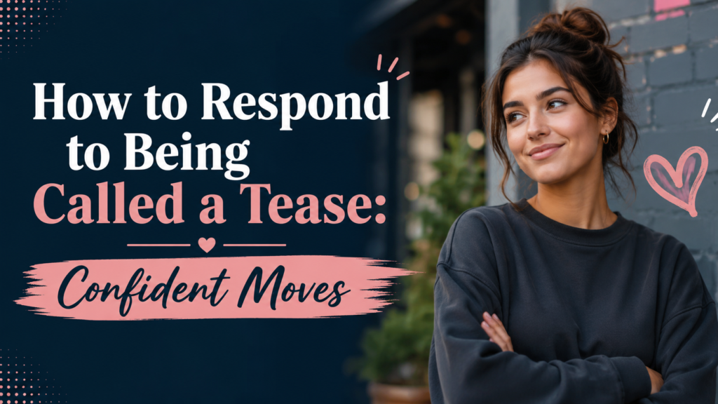 How to Respond to Being Called a Tease