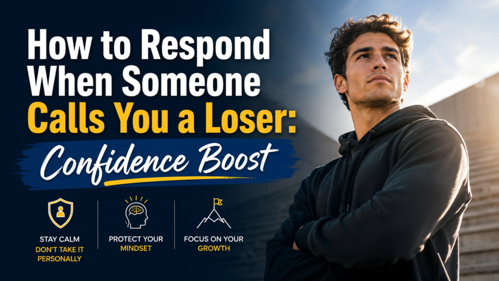 How to Respond When Someone Calls You a Loser