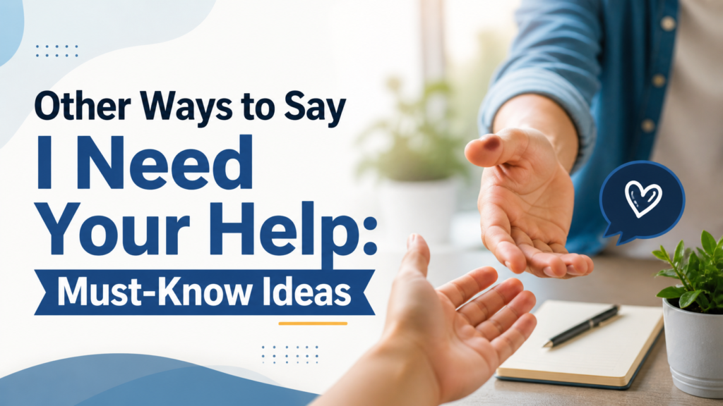 Other Ways to Say I Need Your Help