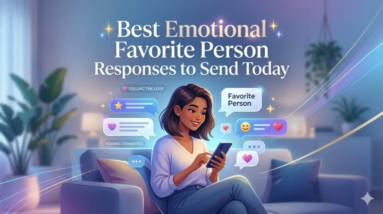 Best Emotional Favorite Person Responses to Send Today