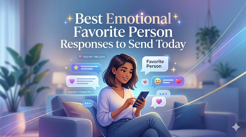 Best Emotional Favorite Person Responses to Send Today