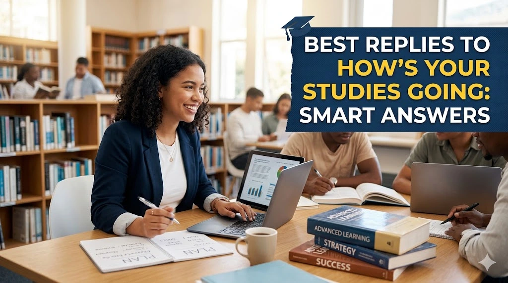 Best Replies To How’s Your Studies Going