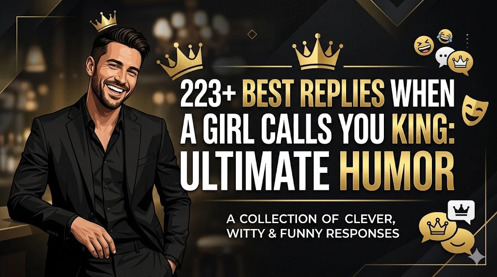 Best Replies When A Girl Calls You King