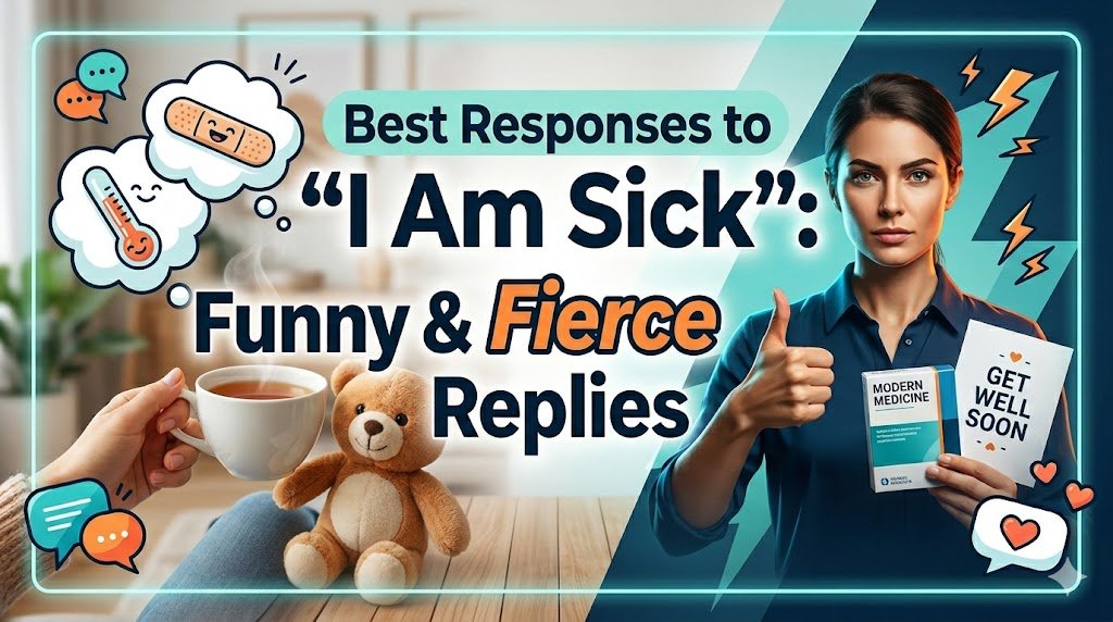 Best Responses to “I Am Sick”: Funny & Fierce Replies