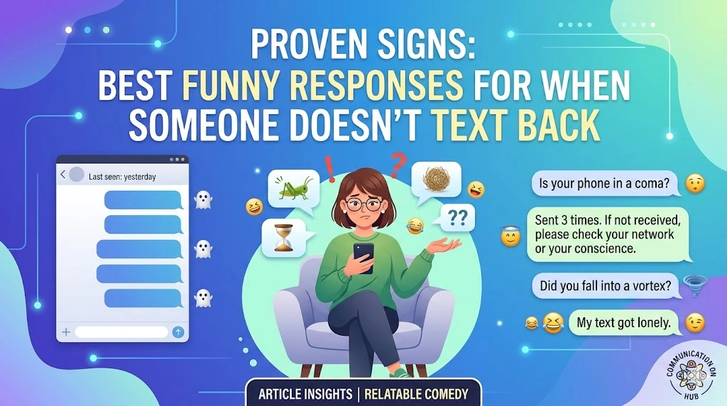 Epic Best Funny Responses for When Someone Doesn’t Text Back