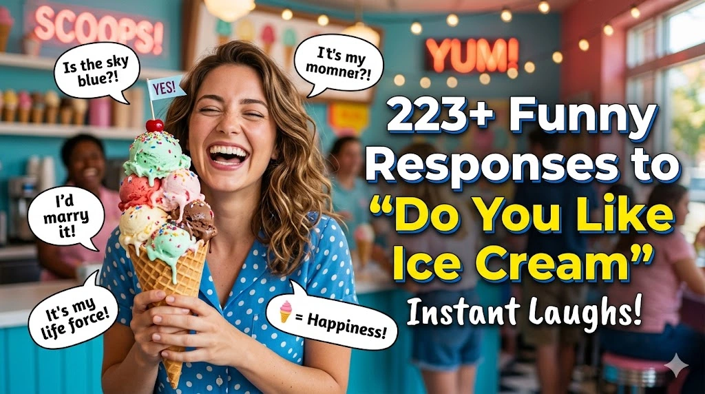 Funny Responses to Do You Like Ice Cream