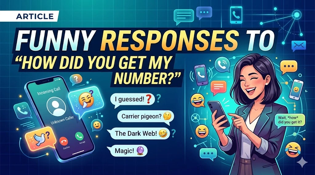 Funny Responses to “How Did You Get My Number?”