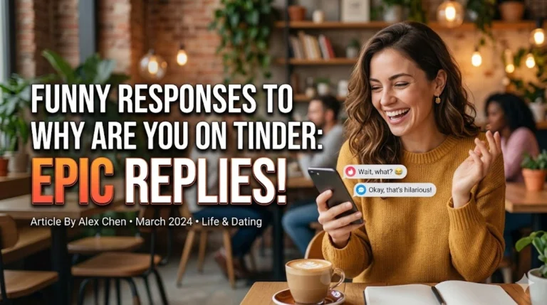 Funny Responses to Why Are You on Tinder