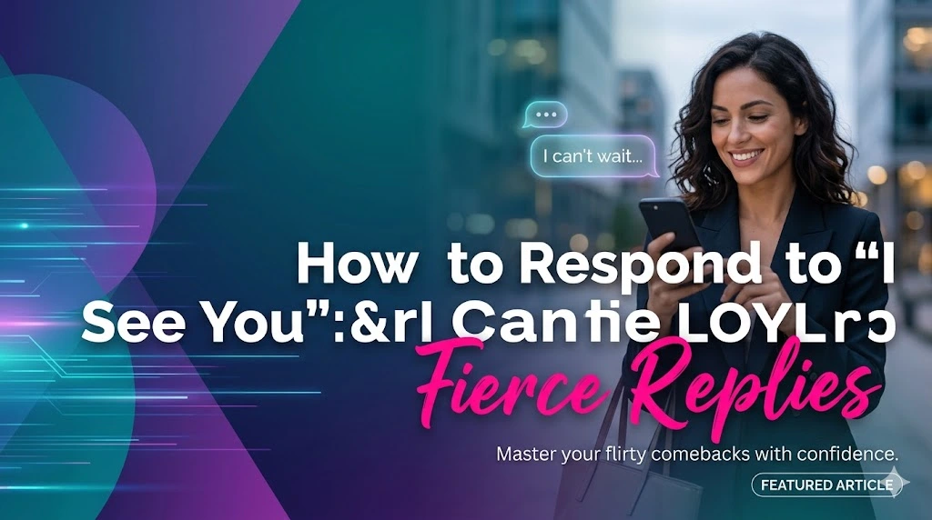 How to Respond to I Can’t Wait to See You