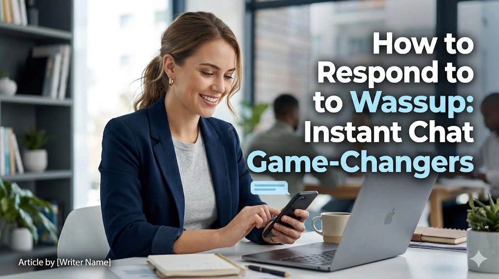 How to Respond to Wassup