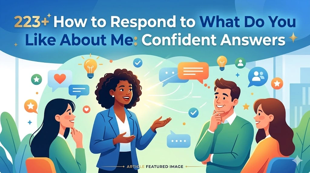 How to Respond to What Do You Like About Me