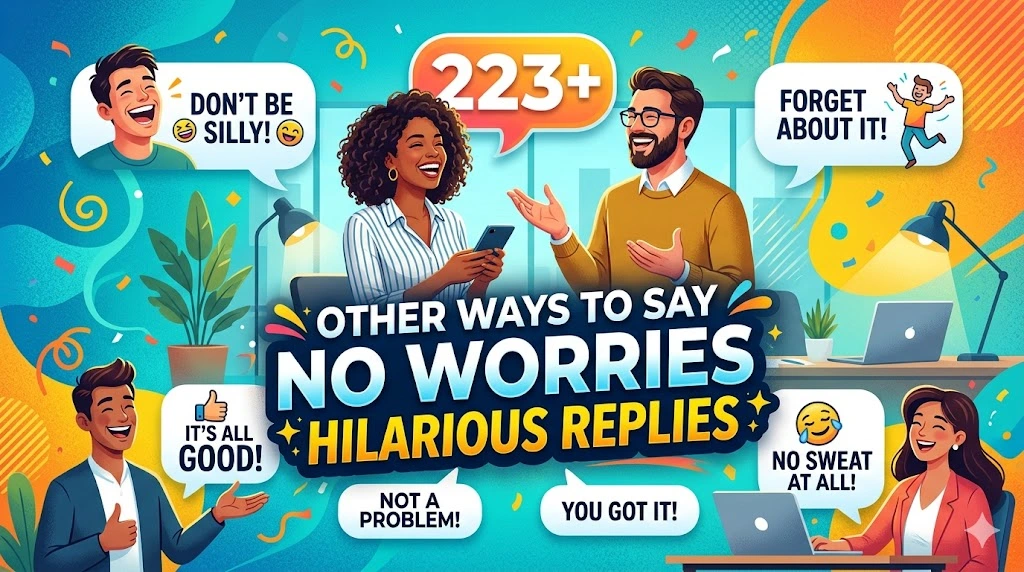 Other Ways To Say No Worries